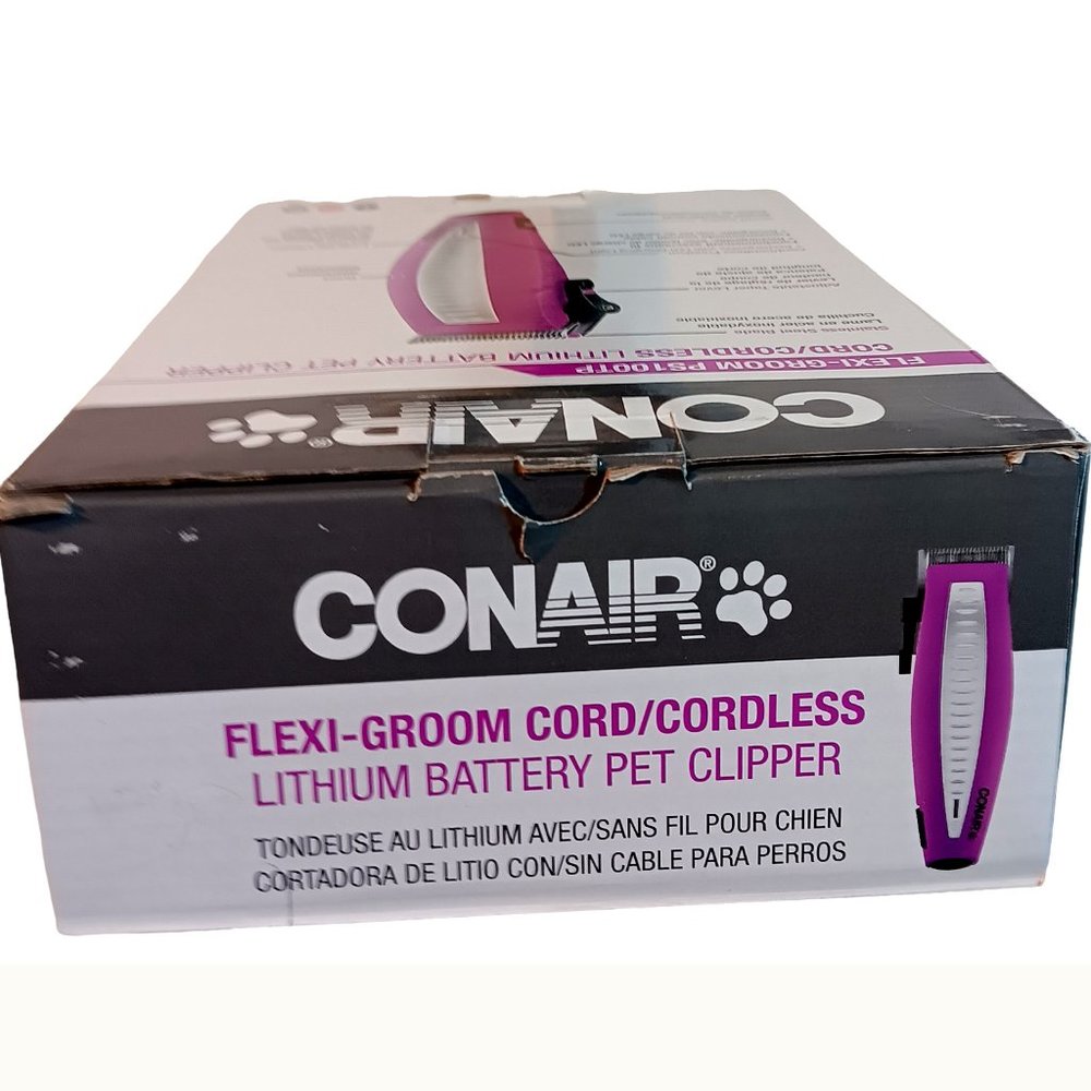 New Conair Flexi-Groom Cord/Cordless Dog Clipper - Picture 3 of 5